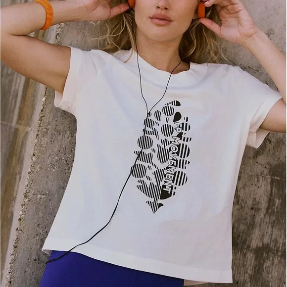 Free People Movement White Tshirt - Picture 4 of 6